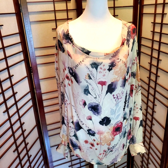 HAUTE Hippie long sleeve blouse - Picture 1 of 3